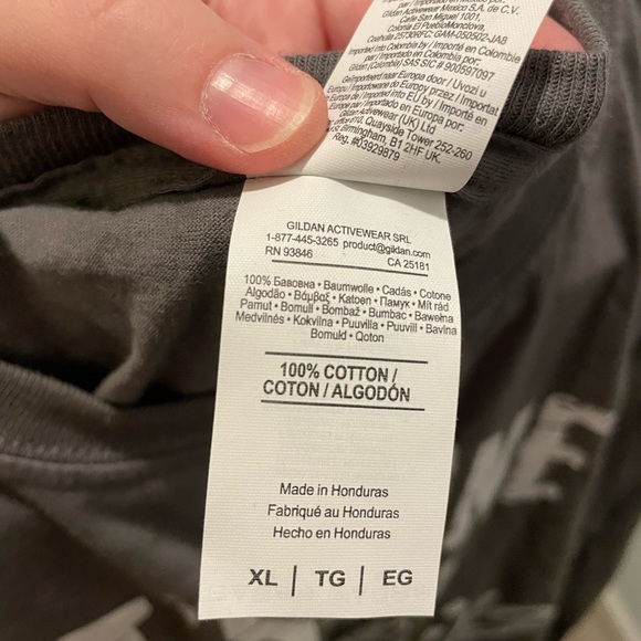 It’s Fine I’m Fine Everything is Fine Gray Shirt - Men’s XL BNWT - Picture 6 of 7